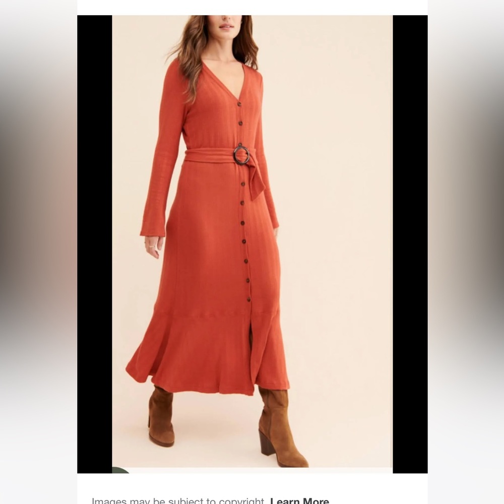 Anthropologie Elsa ribbed maxi dress NWT